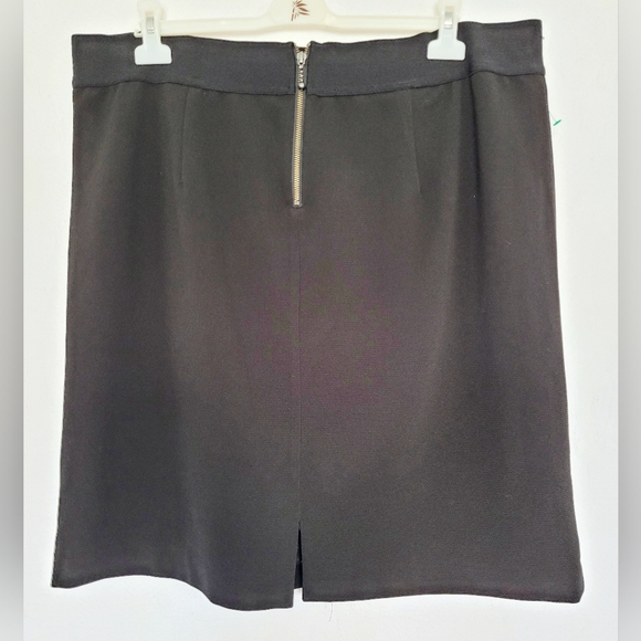 Alfani Women's Plus Size Stretch Knit Pencil Skirt Back Zip Black Lined 18W - Picture 8 of 16
